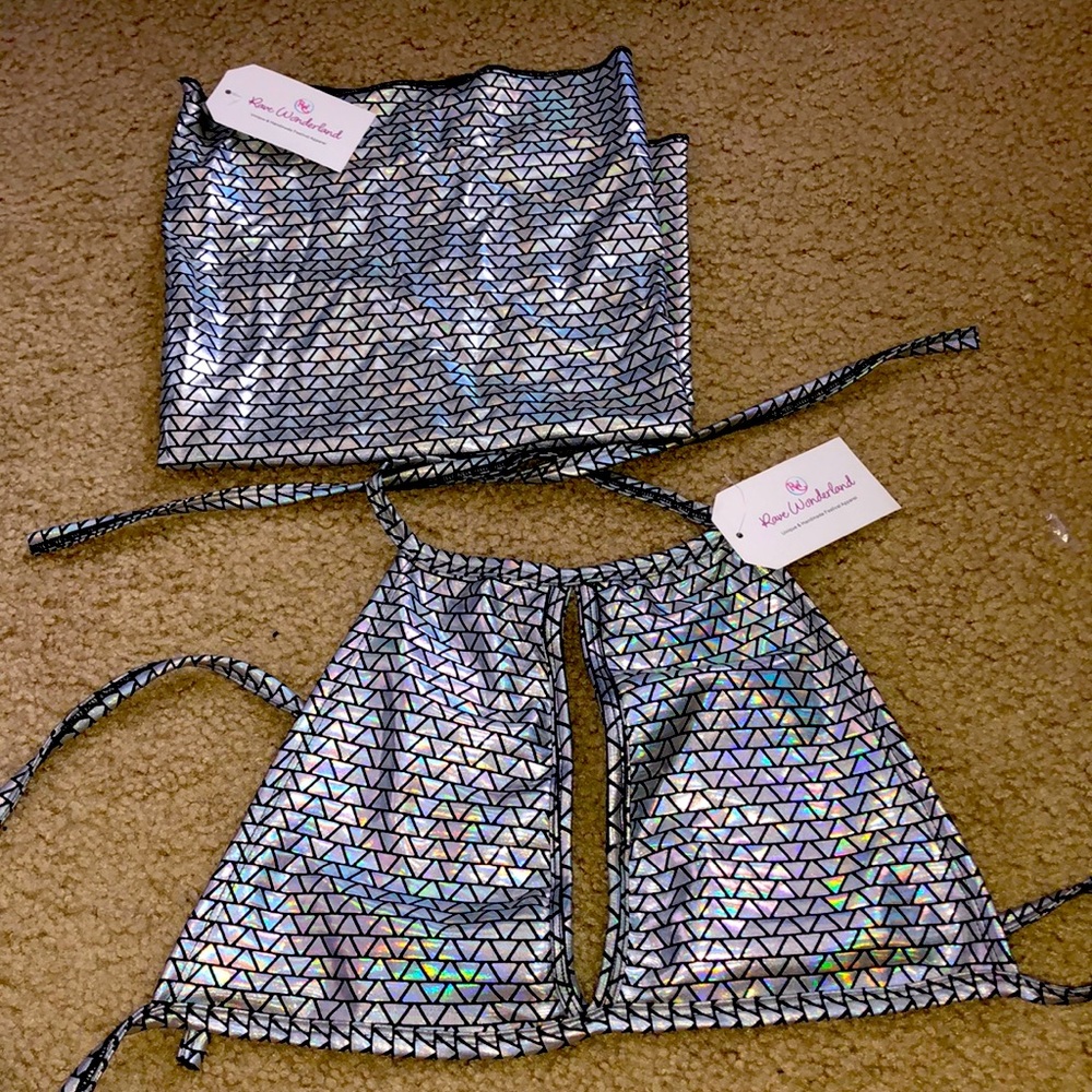 Rave Wonderland Top and matching neck cover